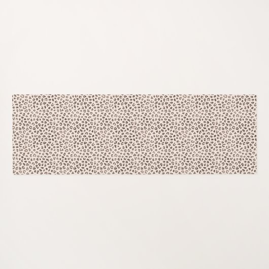 Tapis De Yoga Pale Leopard (Dos (Horizontal))