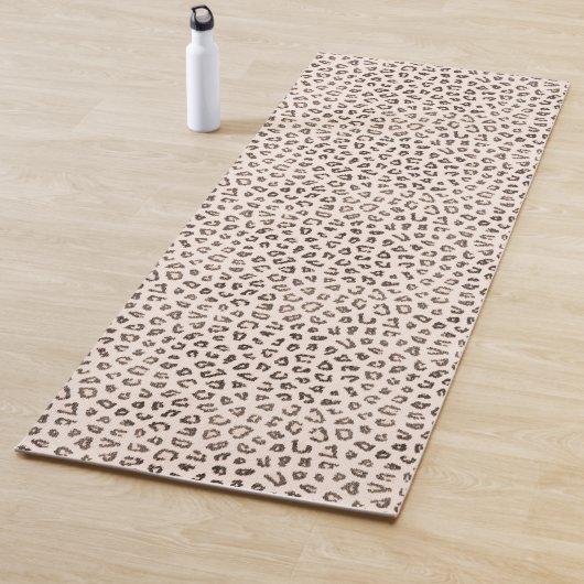 Tapis De Yoga Pale Leopard (En situation)