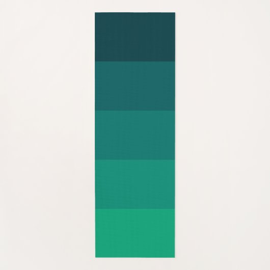 Tapis De Yoga Palette rayures vertes (Devant)