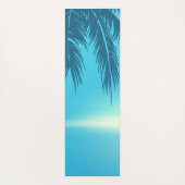 Tapis De Yoga Palmier de Plage Tropicale (Dos)