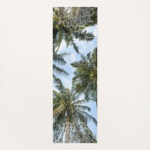 Tapis De Yoga Palmier méditerranéen Mandala Yoga Mat