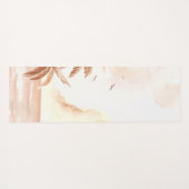 Tapis De Yoga Palmier Tropical Rustique (Dos (Horizontal))