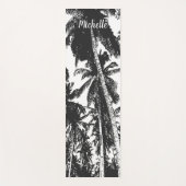 Tapis De Yoga Palmiers à la conception pointue (Devant)