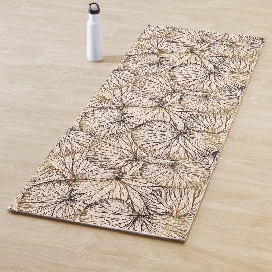 Tapis De Yoga Palms Brown Yoga Mat (En situation)