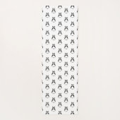 Tapis De Yoga Panda géométrique (Dos)