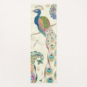 Tapis De Yoga Paon bleu majestueux (Devant)