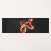 Tapis De Yoga Papa orange + Levée Phoenix (Devant (Horizontal))