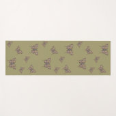 Tapis de yoga Papillon africain (Devant (Horizontal))