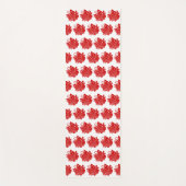 Tapis De Yoga Papillon asiatique Japonais Conception Kamon (Devant)