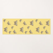 Tapis de yoga Papillon Aztec (Devant (Horizontal))