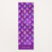 Tapis De Yoga Papillon belle papillon violet papillons Zen (Devant)