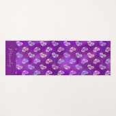 Tapis De Yoga Papillon belle papillon violet papillons Zen (Devant (Horizontal))