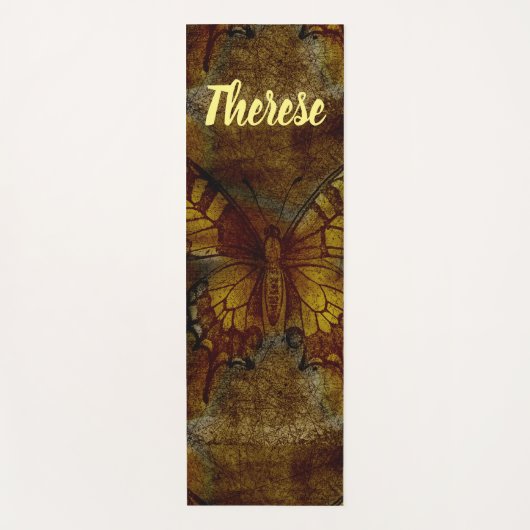 Tapis De Yoga Papillon d'art (Devant)