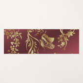 Tapis De Yoga Papillon d'or (Devant (Horizontal))