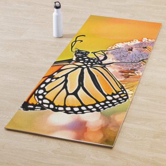 Tapis De Yoga Papillon Majestic Gros plan (En situation)