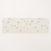 Tapis De Yoga Papillon mou (Devant (Horizontal))