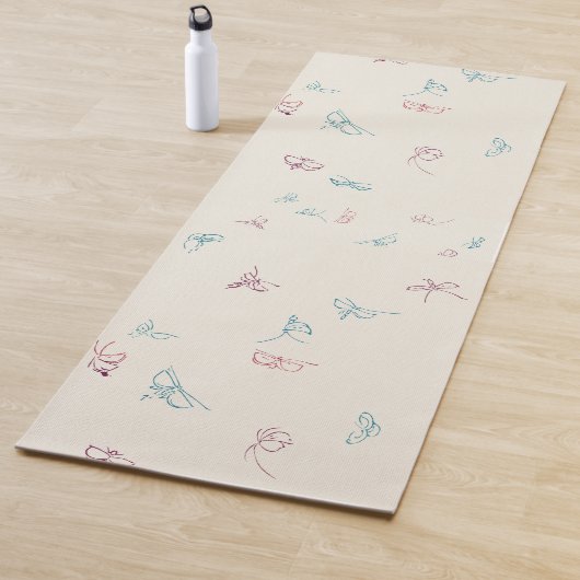 Tapis De Yoga Papillon mou (En situation)