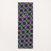 Tapis De Yoga Papillon sur Aster Flower Abstrait Personnalisé (Devant)