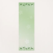 Tapis De Yoga Papillon vert sur vert clair - romantique (Devant)