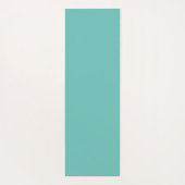 Tapis De Yoga papillons chinois, fleurs turquoises, (Dos)