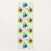 Tapis De Yoga Papillons d'aquarelle Yoga Mat (Dos)