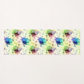Tapis De Yoga Papillons d'aquarelle Yoga Mat (Devant (Horizontal))