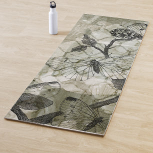 Tapis De Yoga Papillons d'arabesque II