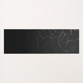 Tapis De Yoga Papillons d'or et de blanc (Dos (Horizontal))