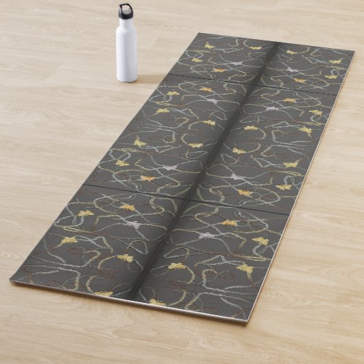 Tapis De Yoga Papillons flottants (En situation)