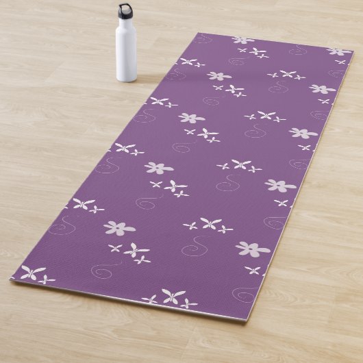 Tapis De Yoga Papillons géométriques (En situation)
