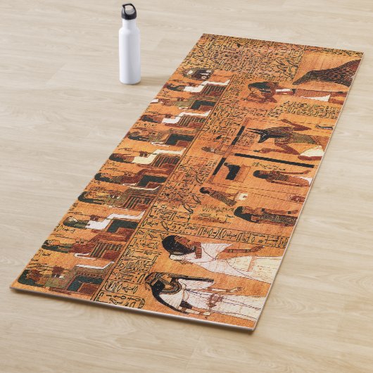 Tapis De Yoga Papyrus royal égyptien (En situation)