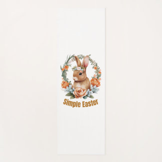Tapis De Yoga pâques heureux