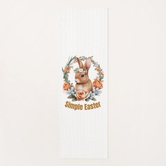 Tapis De Yoga pâques heureux (Devant)