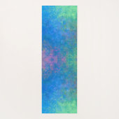 Tapis De Yoga Par l'encre d'alcool de mer, Abstraite acrylique (Dos)