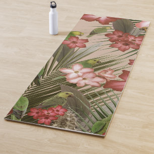 Tapis De Yoga Paradis des oiseaux exotiques 4 #art #tropical