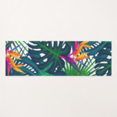Tapis De Yoga Paradis Feuille de la jungle tropicale (Devant (Horizontal))