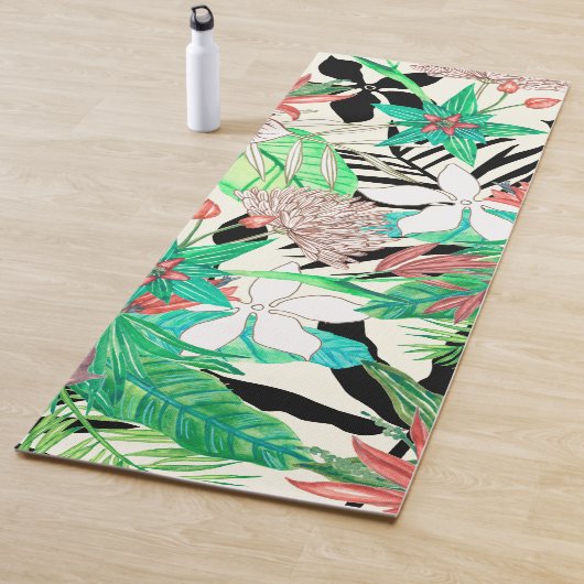 Tapis De Yoga Paradis floral II (En situation)