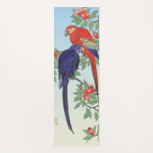 TAPIS DE YOGA PARROIS BLEU ROUGE YOGA MAT (Devant)