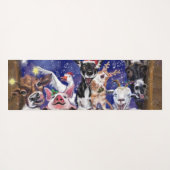 Tapis De Yoga Parti animal de Christmas (Dos (Horizontal))