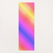 Tapis De Yoga Parties scintillant arc-en-ciel personnalisée (Dos)