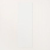 Tapis De Yoga Parties scintillant en or glam et rayures en chevr (Dos)