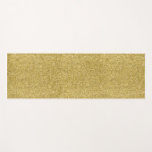 Tapis De Yoga Parties scintillant Gold Glitzy (Devant (Horizontal))