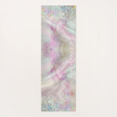 Tapis De Yoga Parties scintillant holographique Marbré Pastel En (Dos)