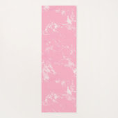 Tapis De Yoga Parties scintillant Marbre blanc rose (Dos)