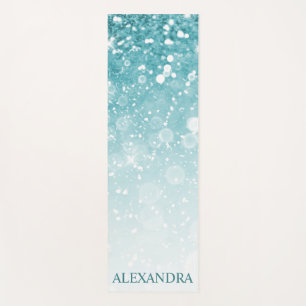 Tapis De Yoga Parties scintillant moderne Bokeh Personnalisé