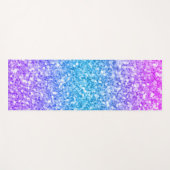 Tapis De Yoga Parties scintillant moderne Faux Ombre (Devant (Horizontal))