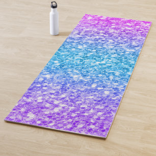 Tapis De Yoga Parties scintillant moderne Faux Ombre