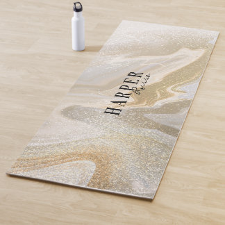 Tapis De Yoga Parties scintillant Nom personnalisé Yoga Mat