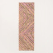 Tapis De Yoga Parties scintillant Or Elegant Moderne Stripes Per (Dos)