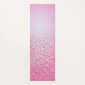 Tapis De Yoga Parties scintillant rose Cheetah Imprimer (Devant)
